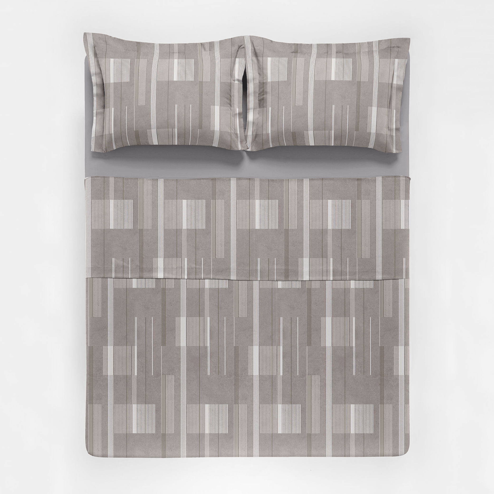Jogo de Roupa de Cama Casal 4 Peças Hedrons Percal 200 Fios Urban