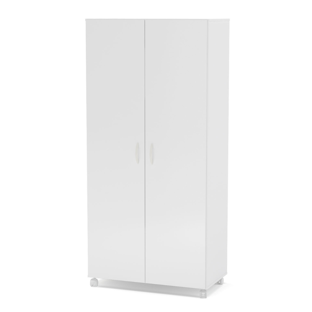 Armário Multiuso São Paulo Politorno Lavanderia 2 Portas 90cm Branco