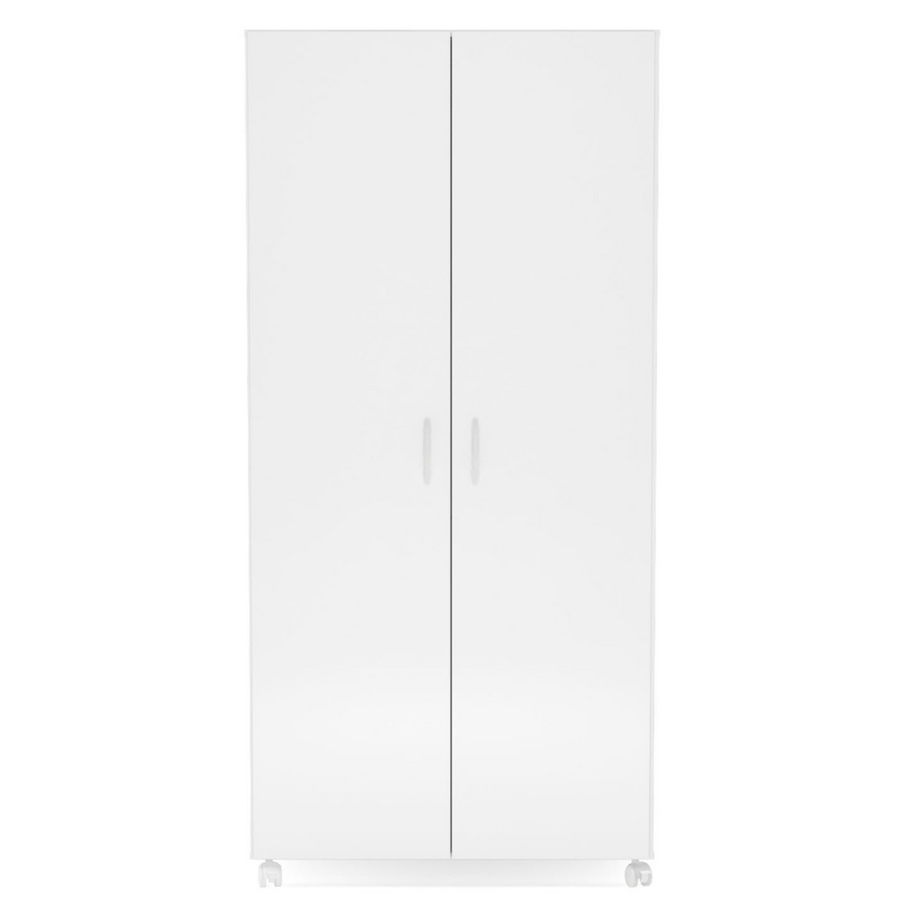 Armário Multiuso São Paulo Politorno Lavanderia 2 Portas 90cm Branco