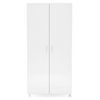 Armário Multiuso São Paulo Politorno Lavanderia 2 Portas 90cm Branco