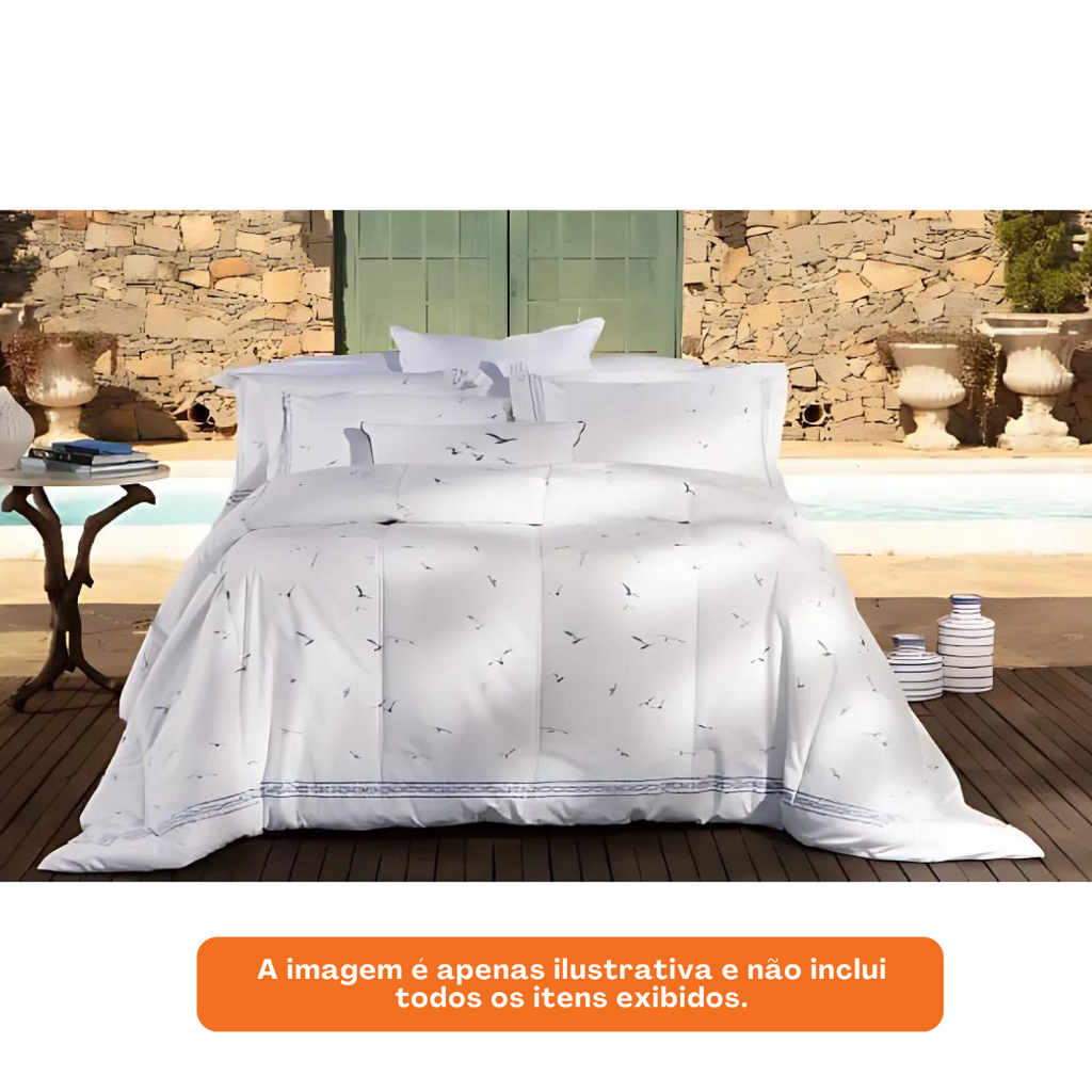 Jogo 2 Fronhas Naturalle 200 Fios 50x70cm Cannes