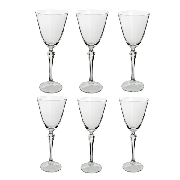 Jogo de 6 Taças Elizabeth Full-Fit  em Cristal Ecológico 250ml