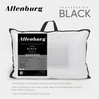 Travesseiro Altenburg Black 200 Fios 46x66cm Capa com Zíper