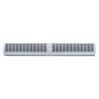 Cortina de Ar Agratto 120cm CAR12 02 com Controle Branco 220V