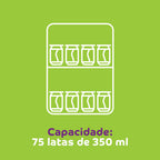 Cervejeira Consul 82L CZD12AT Titanium 220V