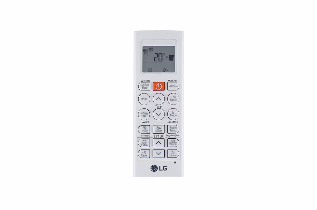 Ar-Condicionado Split LG Dual Inverter Voice Artcool +AI 12000 BTUs Frio Cinza Espelhado 220V