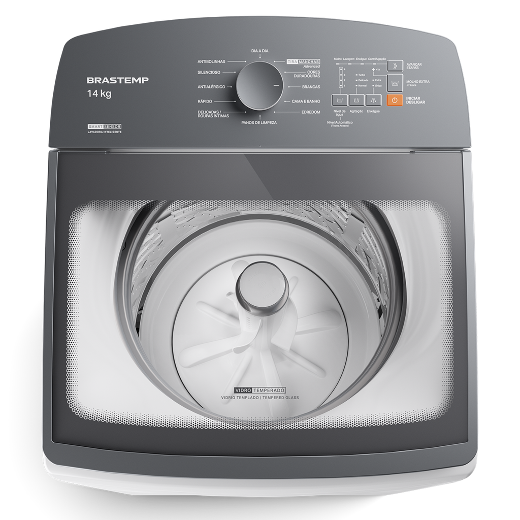 Lavadora de Roupas Brastemp Advanced 14Kg BWF14AB Branco 220V