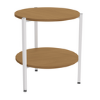 Mesa Apoio Kappesberg 47cm LI017 Canela/Branco