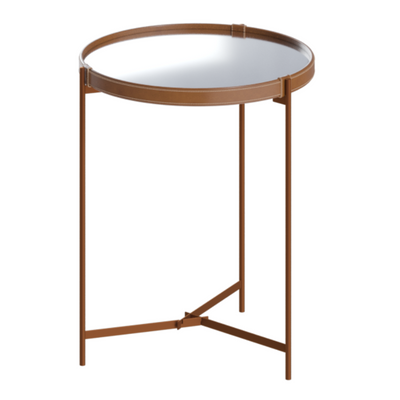 Mesa Lateral Aqua com Espelho Imcal 46x56 Cobre