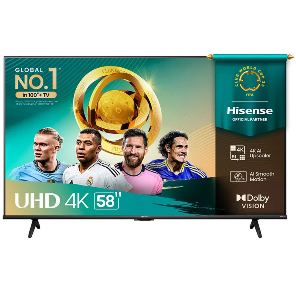 Smart TV DLED 58" 4K Hisense 58A6NV Modo Game Plus Bivolt