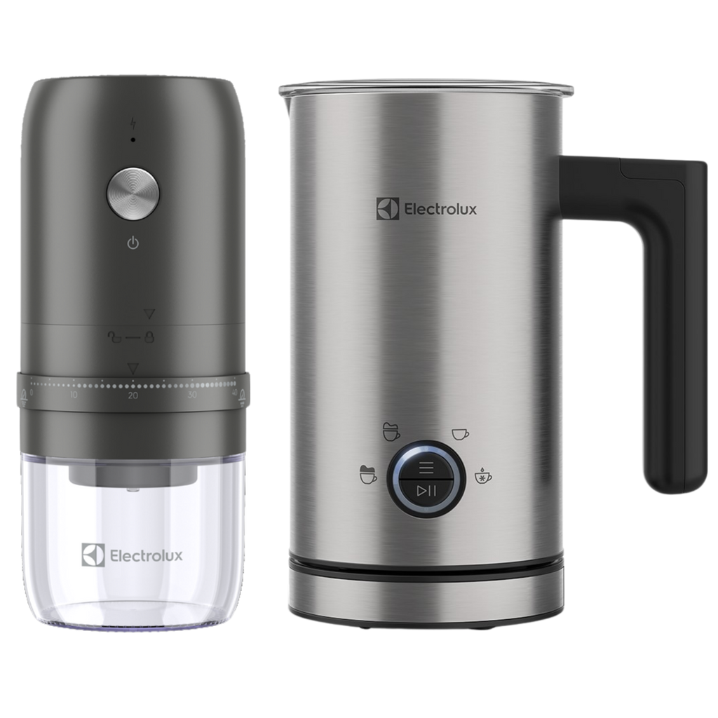 Kit Electrolux Moedor de Café EZY01 + Espumador de Leite EMF10 220V