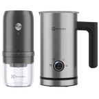 Kit Electrolux Moedor de Café EZY01 + Espumador de Leite EMF10 220V
