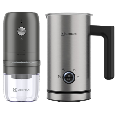 Kit Electrolux Moedor de Café EZY01 + Espumador de Leite EMF10 220V
