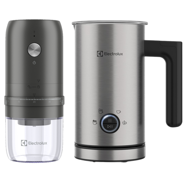 Kit Electrolux Moedor de Café EZY01 + Espumador de Leite EMF10 220V