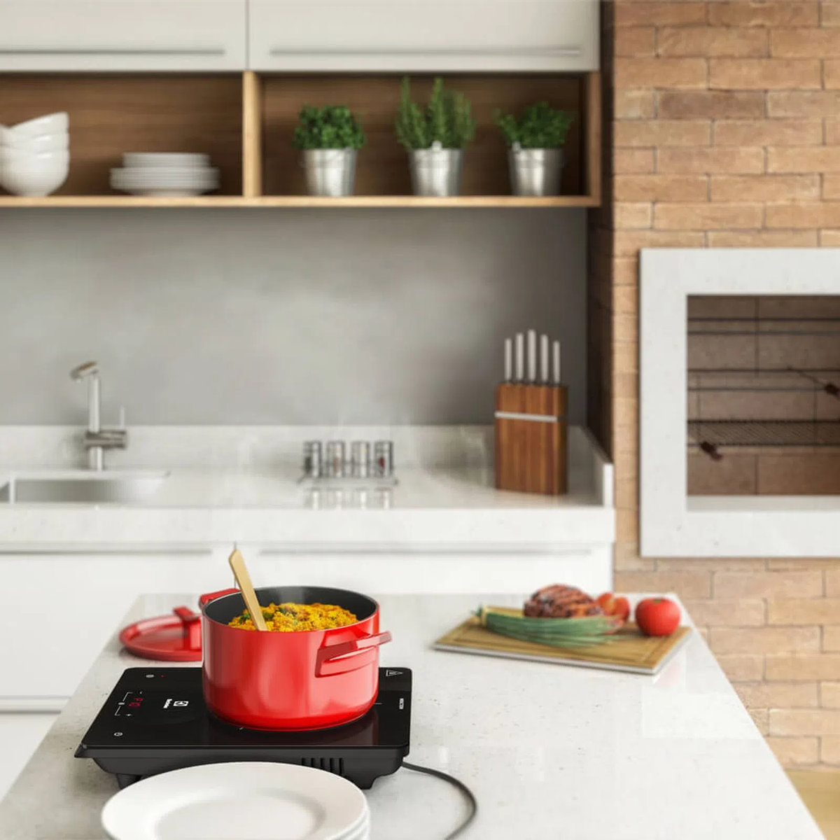 Cooktop Indução Electrolux 1 Boca Vitrocerâmica IE3TP Preto 220V