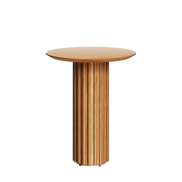 Mesa Lateral Living Redonda Imcal 56x64 Nature