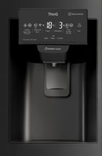 Refrigerador LG 660L 3 Portas French Door Inverse InstaView Inverter Água e Gelo na Porta Inox Black 220V