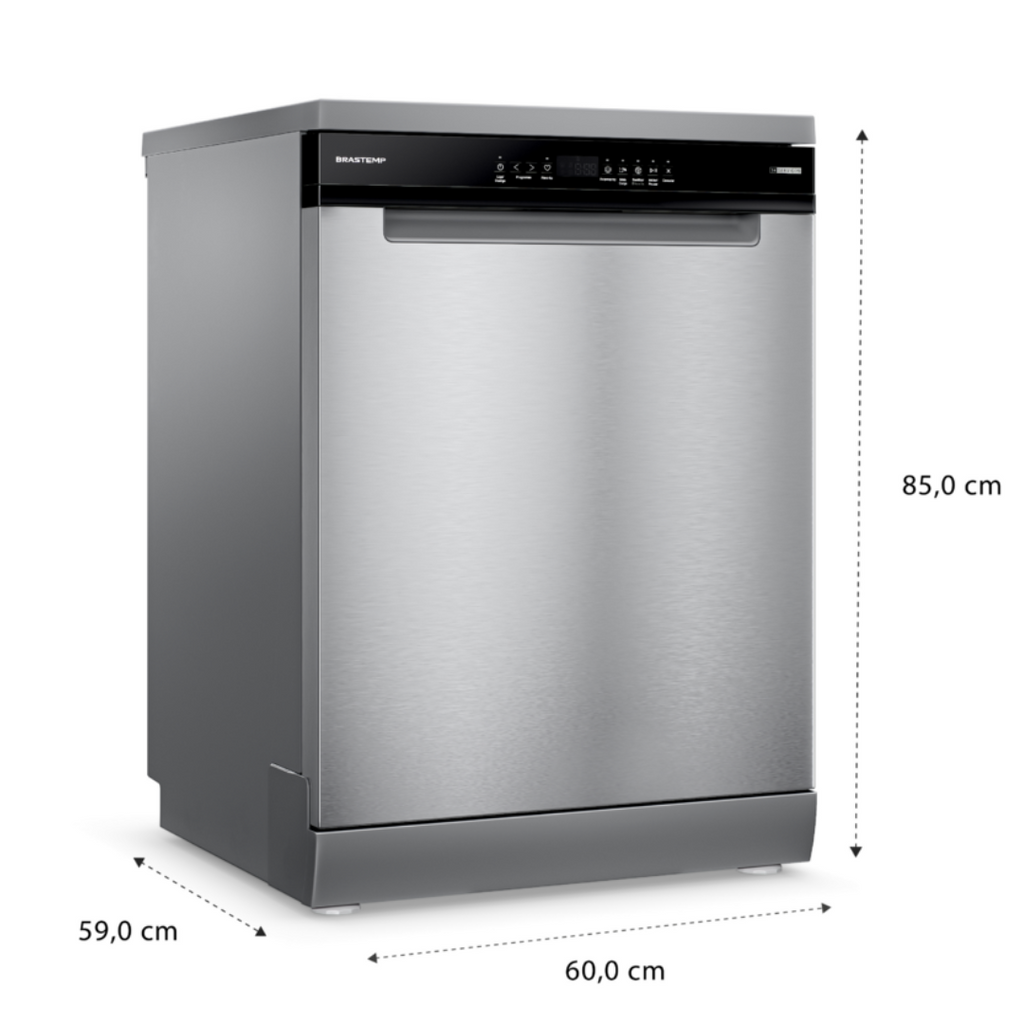 Lava-Louças Brastemp 14 Serviços Smart Sensor BLF60AR Inox 220V