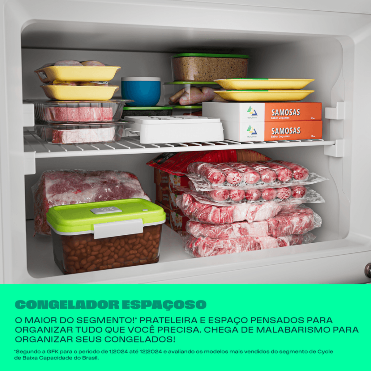 Refrigerador Consul 332L CRD37MB Duplex Cycle Defrost Branco 220V