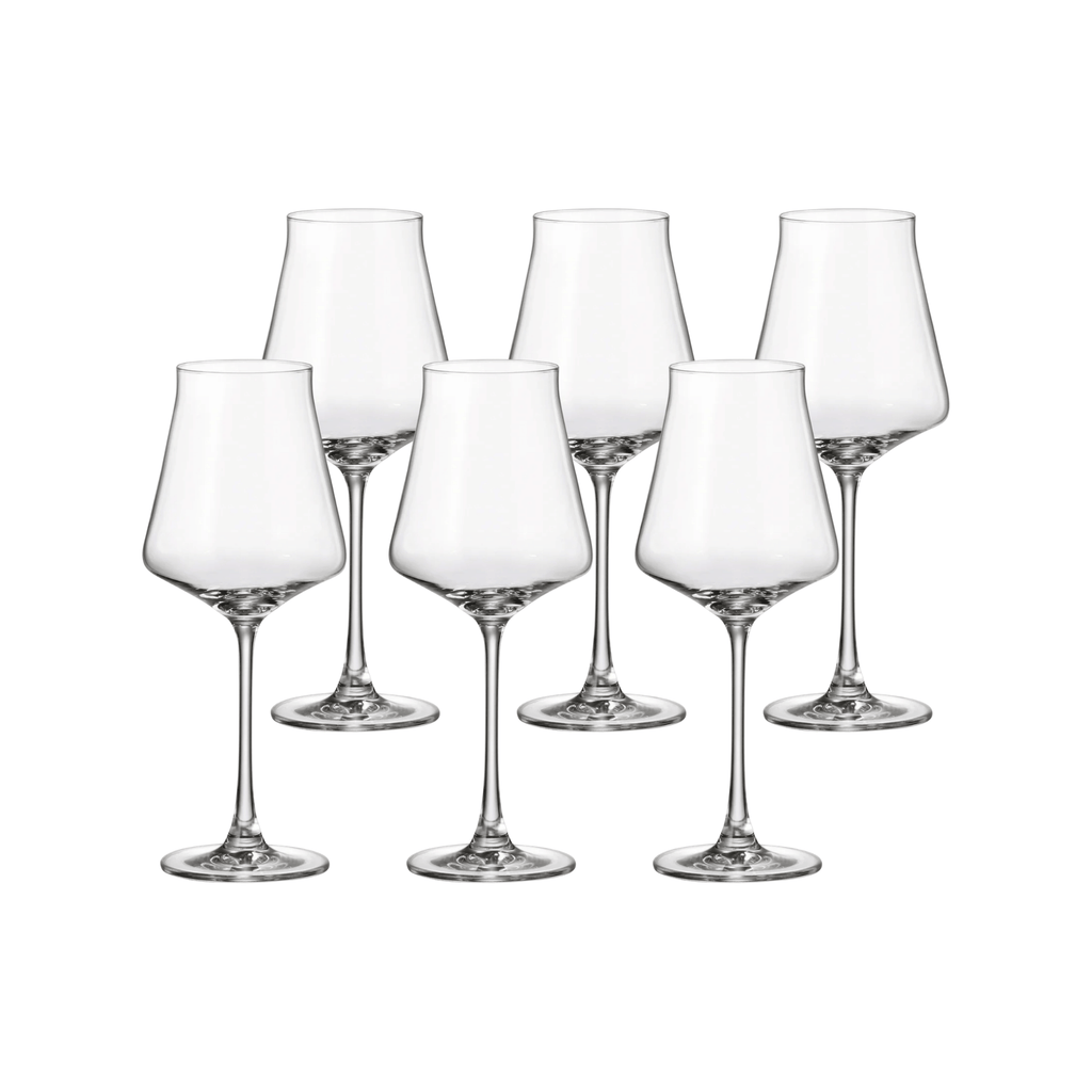 Jogo de 6 Taças Full-Fit Cettia em Cristal Bohemia 480ml