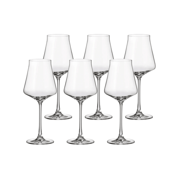 Jogo de 6 Taças Full-Fit Cettia em Cristal Bohemia 480ml