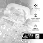 Máquina de Gelo 50kg EOS Ice Compact EMG50 Inox 220V