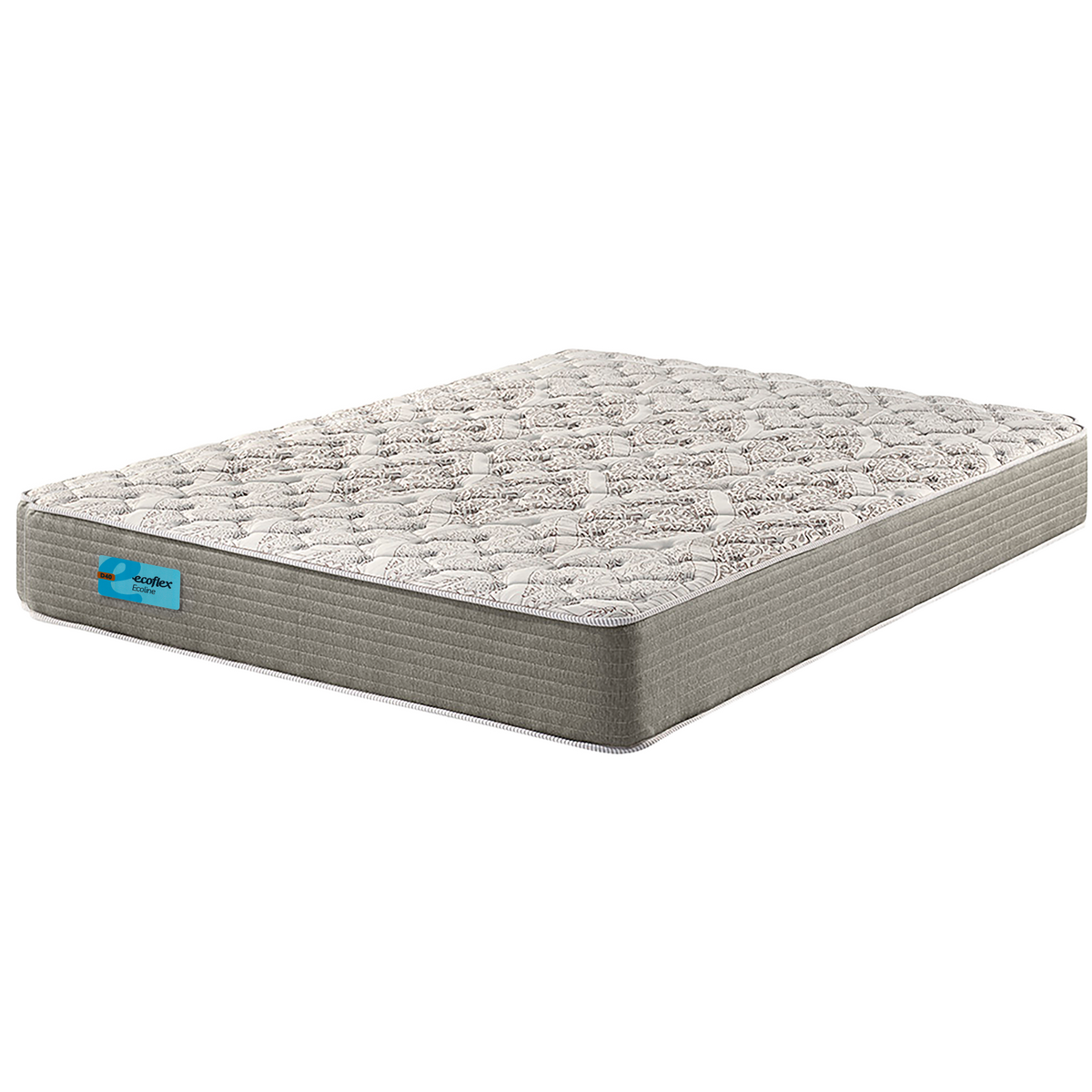 Colchão Espuma Ecoline D-40 Ecoflex Queen 158x198x25cm Cinza