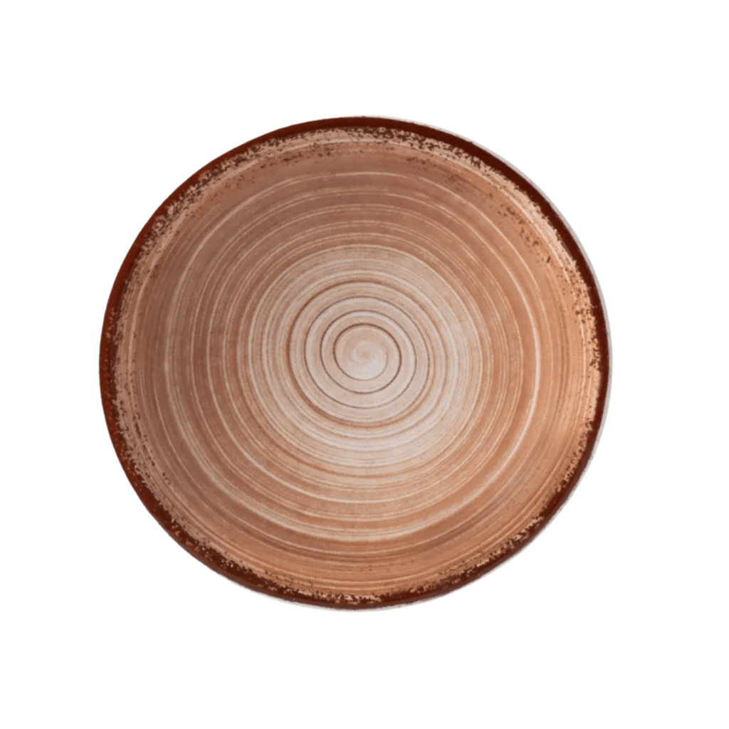 Aparelho de Jantar e Chá 30 Peças Schmidt em Porcelana Esfera Marrom