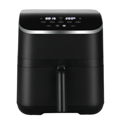 Fritadeira Elétrica Sem Óleo Air Fryer 5,5L Midea GrandGourmet Digital Preto 220V