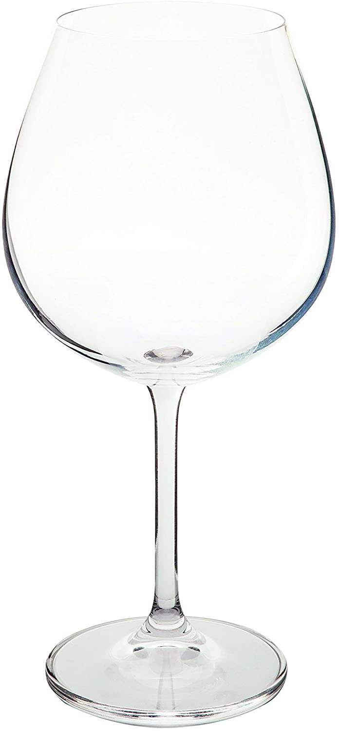 Jogo de 6 Taças de Vinho Full Fit Bordeaux em Cristal Ecológico Bohemia 650ml
