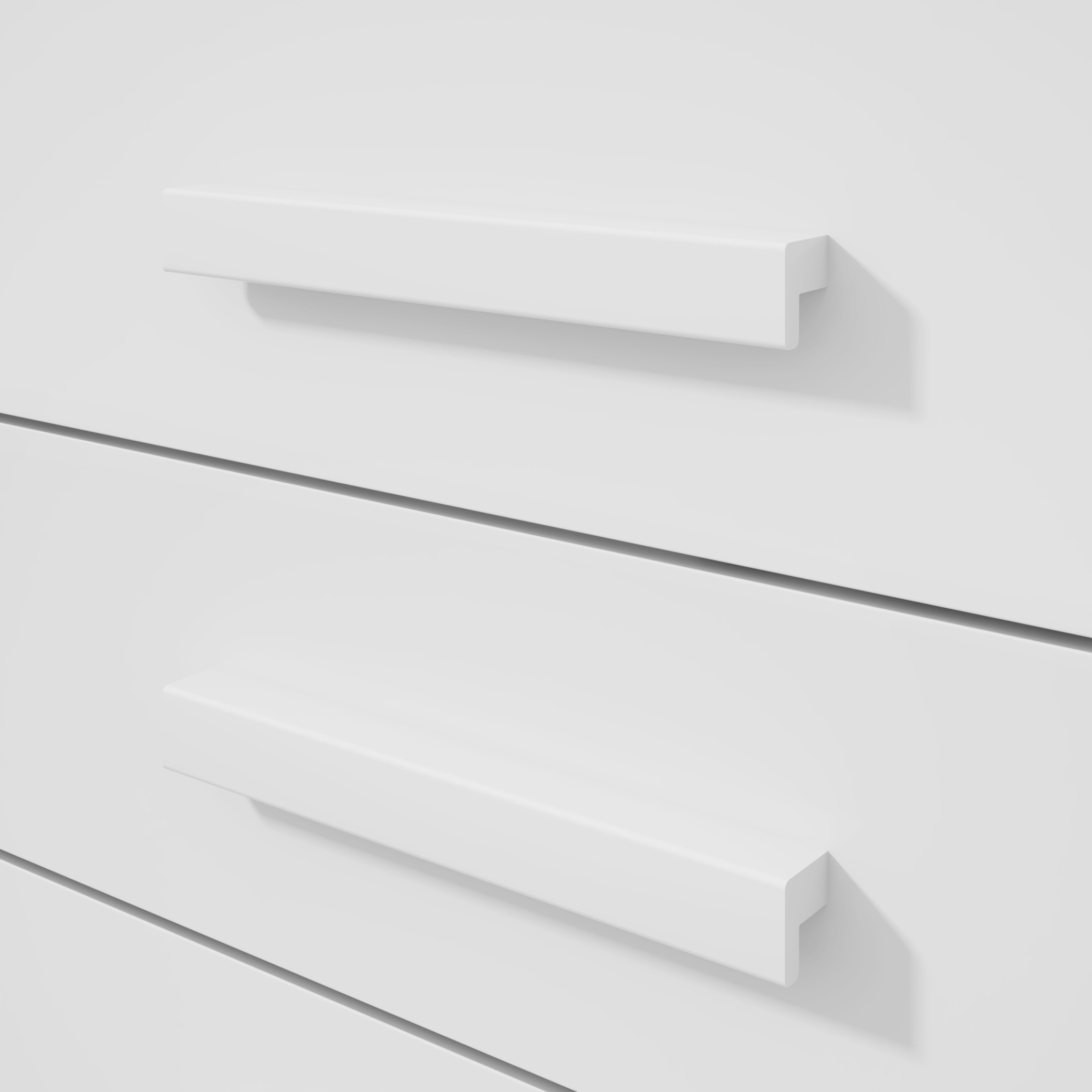 Mesa de Cabeceira Baião Lopas 3 Gavetas Branco