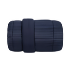 Edredom Solteiro Altenburg Toque Acetinado Pluma 170x240cm  Azul Diamante