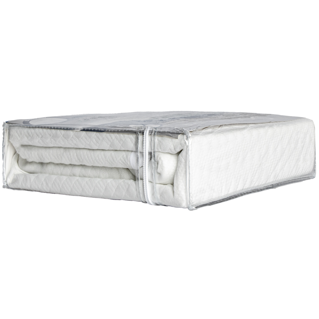 Protetor de Colchão Solteiro Naturalle Jacquard 90x190cm Branco