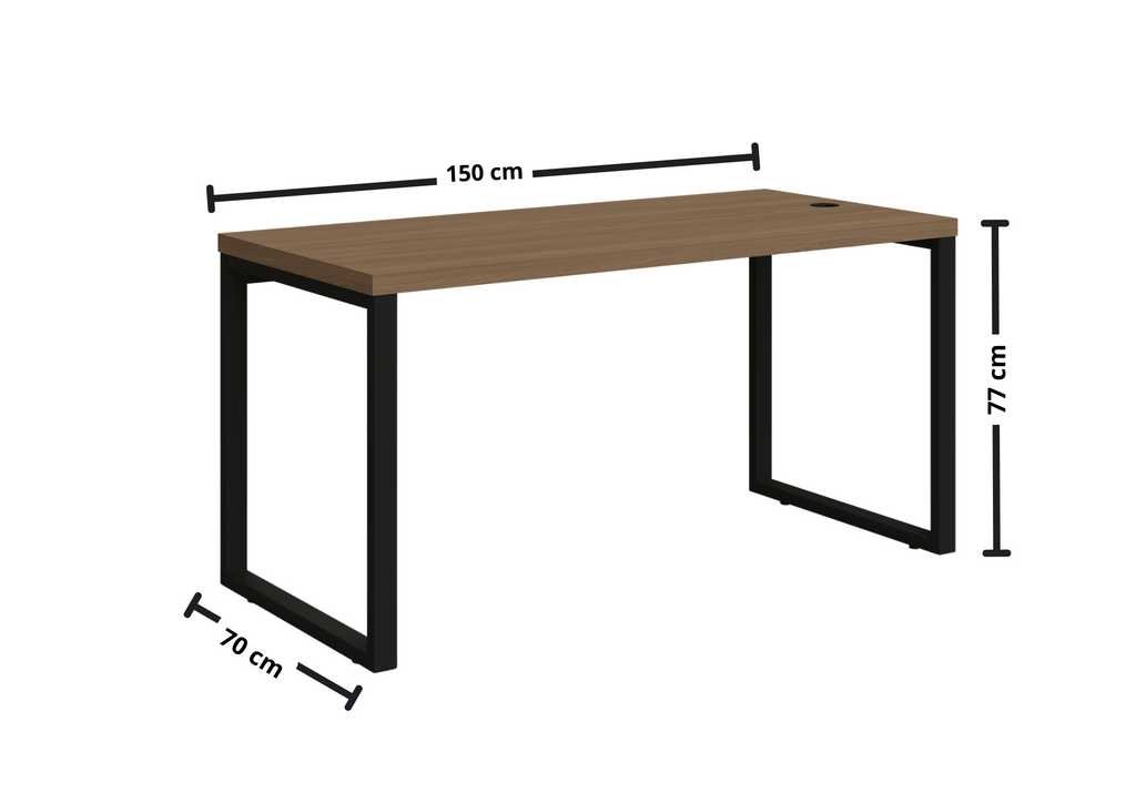 Mesa do Diretor Industrial Kappesberg F150 150cm Munique