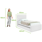 Cama Bibox Loop Lopas Com Cama Auxiliar Branco