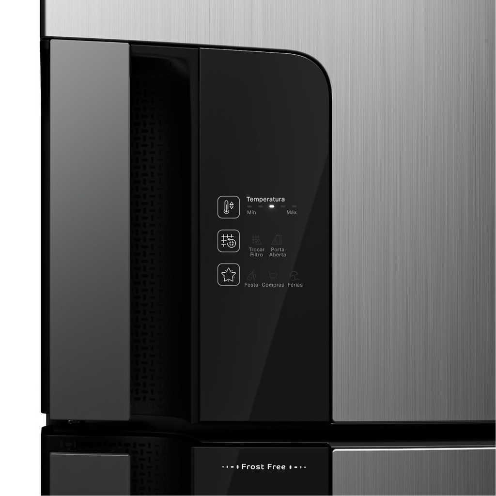 Refrigerador Consul 455L CRM56MK Duplex Inverter Inox 220V