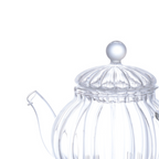 Chaleira de Vidro Borossilicato Etilux Lotus com Infusor 300ml