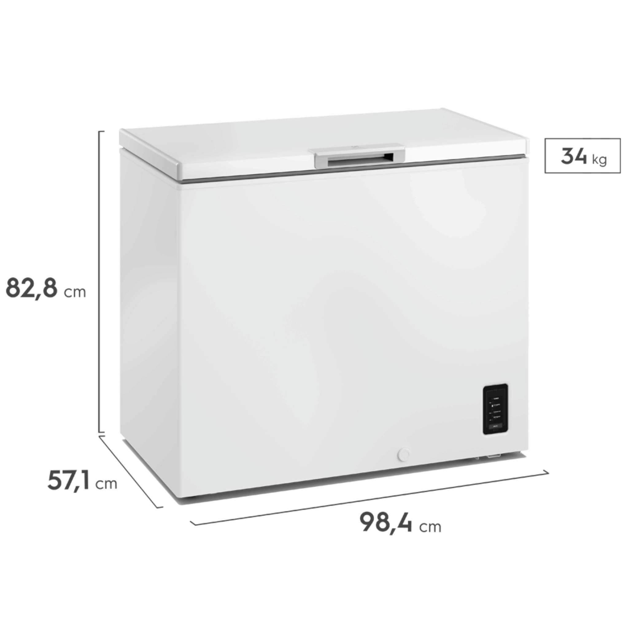 Freezer Horizontal Flex Electrolux 245L HB250 Inverter Branco Bivolt