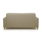 Sofá Living MH4219 240cm Herval 2 Assentos Base Madeira Bege