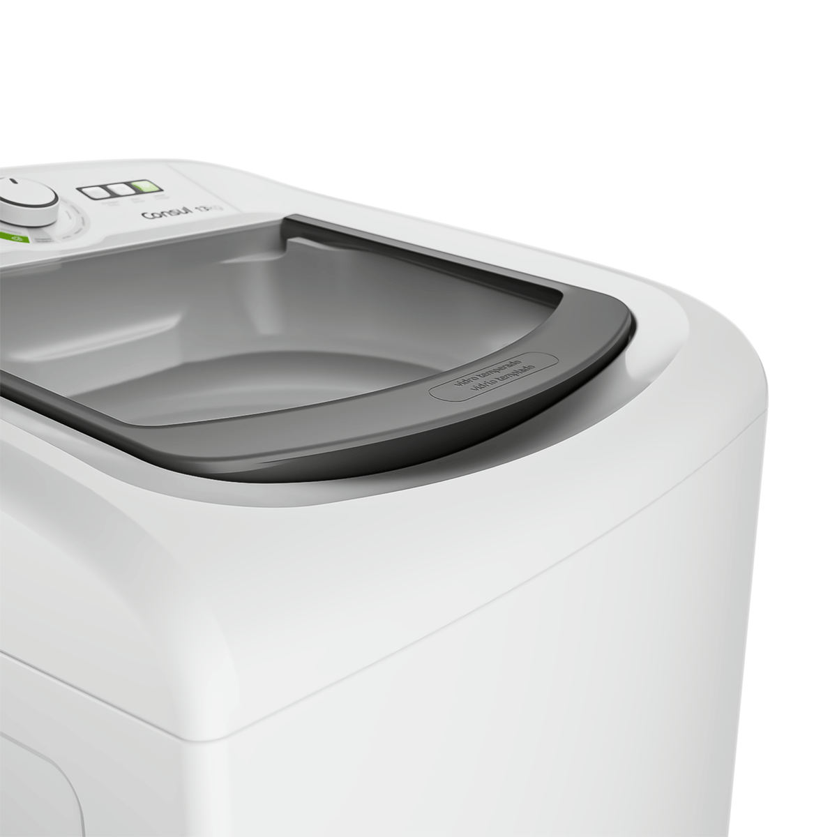 Lavadora de Roupas Consul 13Kg CWH13AB Dosagem Econômica Cesto Inox Branca 220V