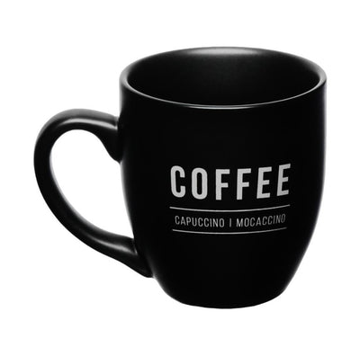 Caneca de Porcelana Manhattan Coffee  Etilux 300ml Preto