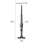 Aspirador de Pó Vertical Electrolux Ergorapido com Led ERG019 Sem Fio Azul Bivolt