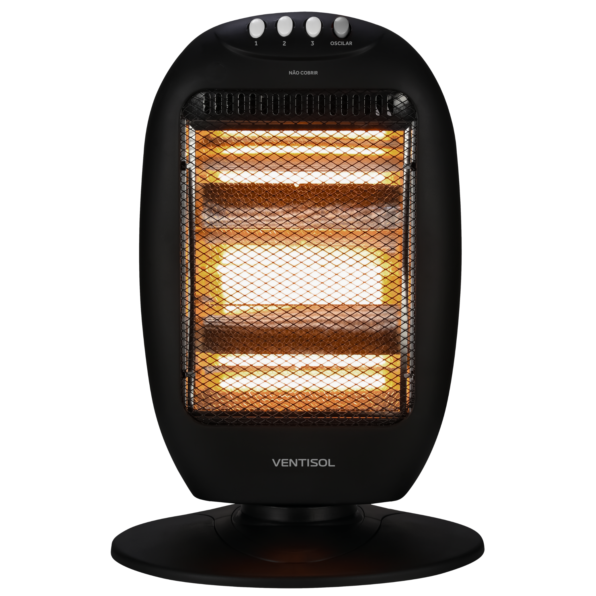 Aquecedor Halógeno Ventisol AH-02I 1200W Preto 220V