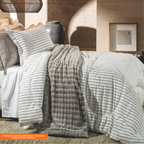 Edredom Solteiro Altenburg Sense Raya 170x235cm Branco