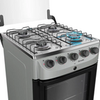 Fogão 4 Bocas Mueller MFI4BB Acendimento Automático Titânio Bivolt