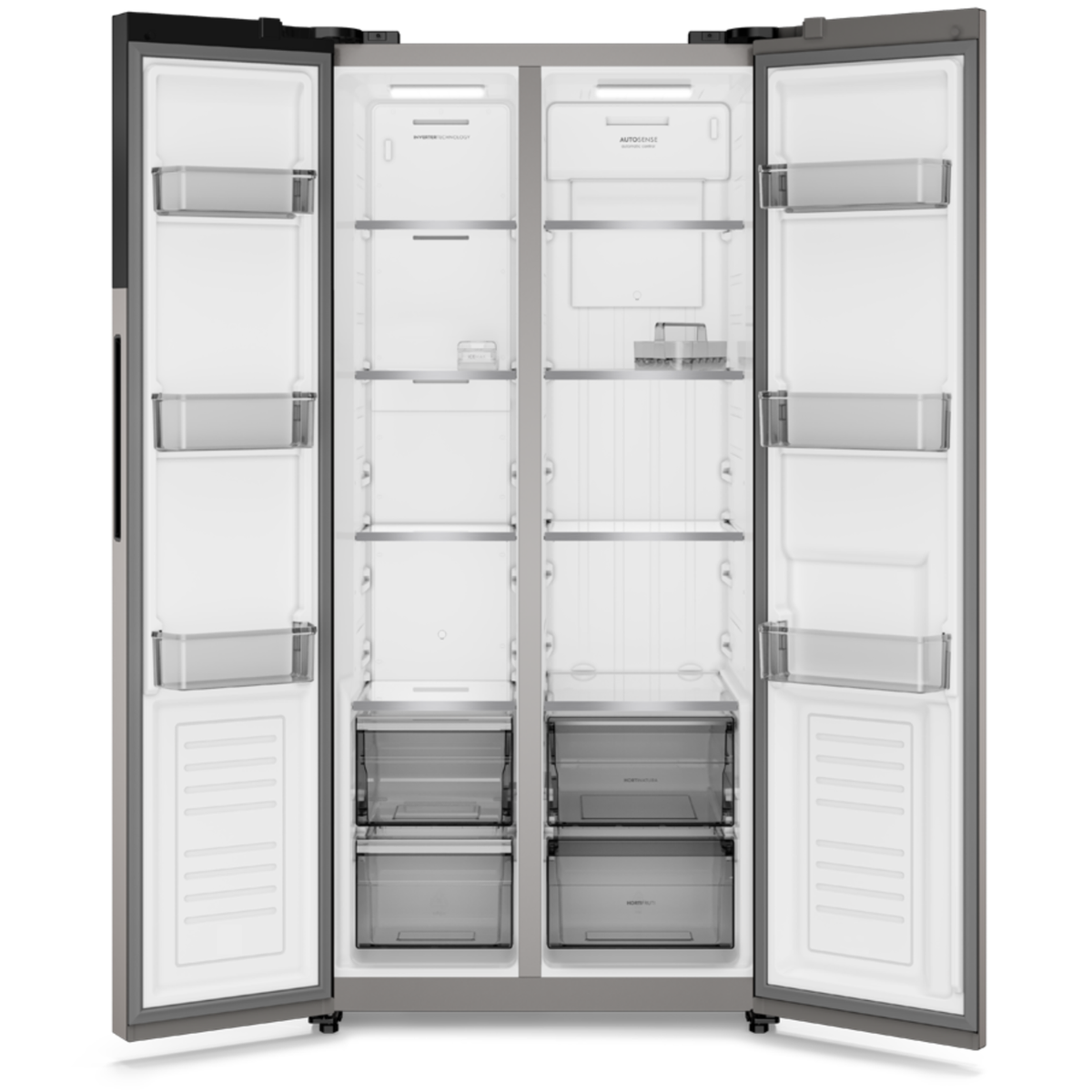 Refrigerador Electrolux 624L Side by Side AutoSense Inverter Bivolt Inox Bivolt