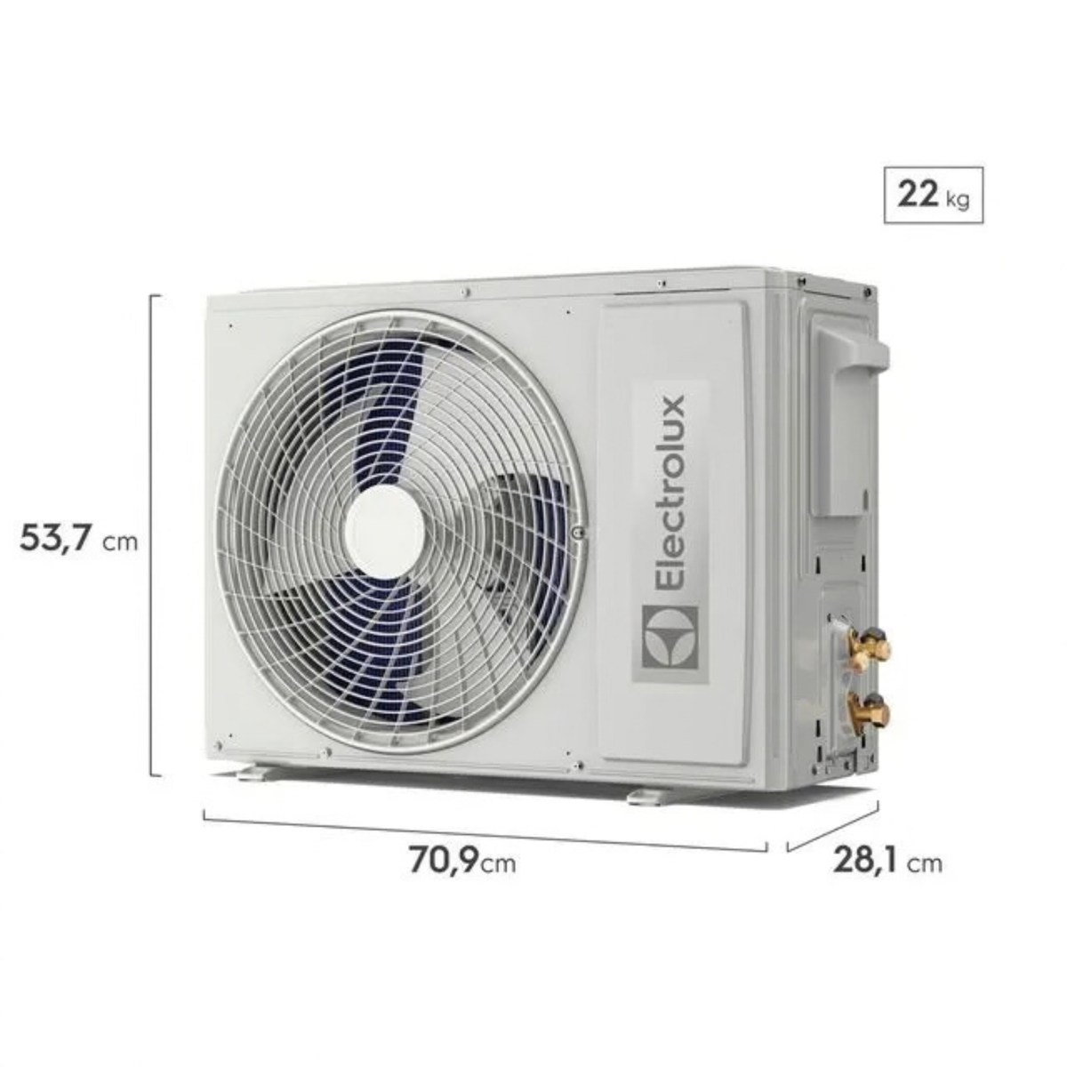 Ar-Condicionado MaxComfort Electrolux  Inverter 18000 BTUs Branco 220V
