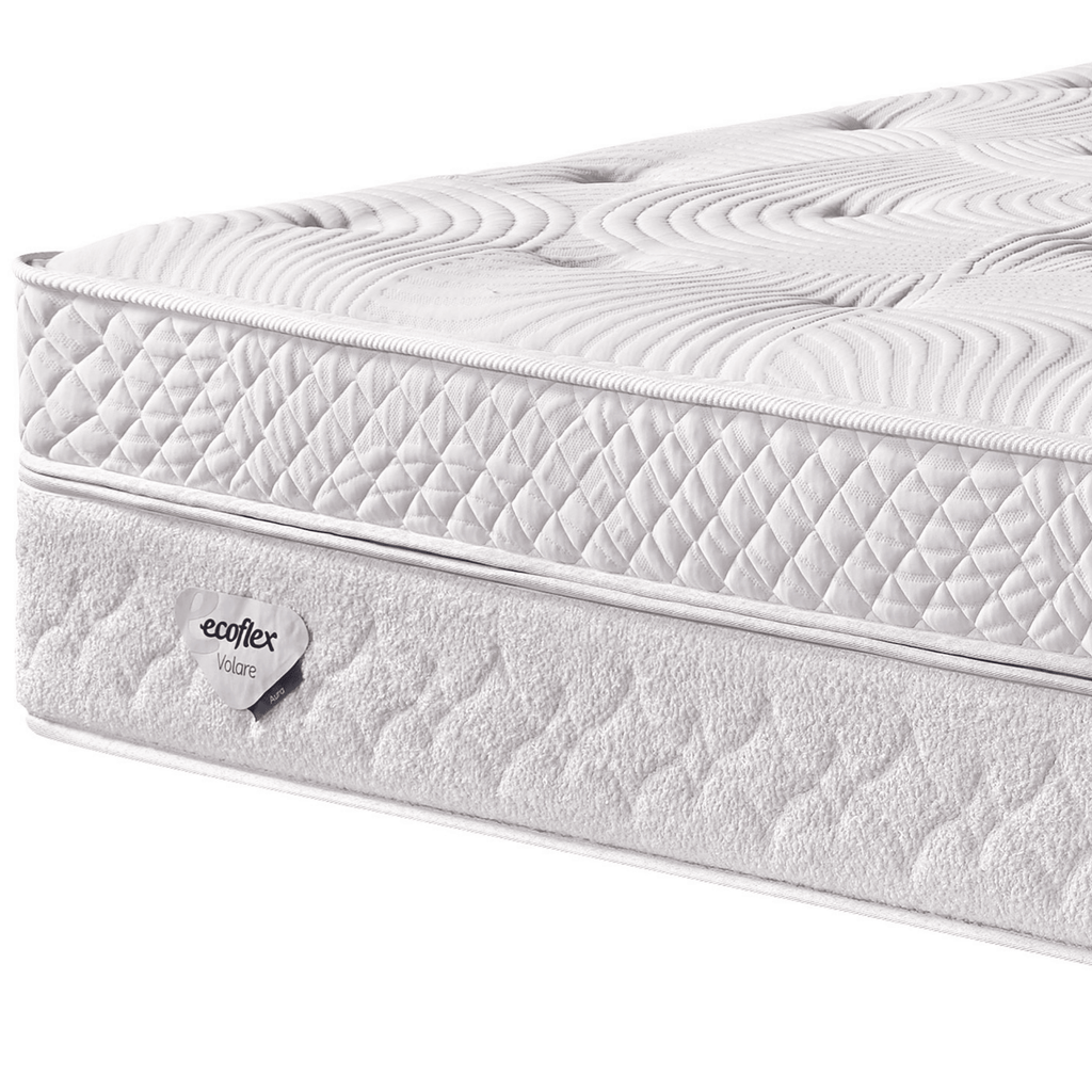 Colchão Aura Queen Ecoflex Molas Ensacadas PZ3 158x198x40cm Branco