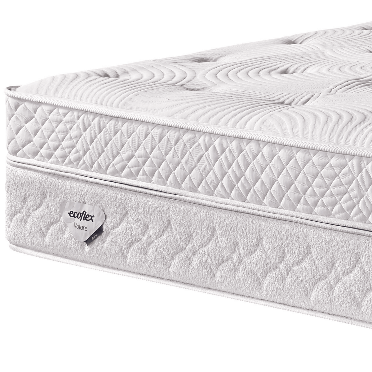 Colchão Aura Queen Ecoflex Molas Ensacadas PZ3 158x198x40cm Branco