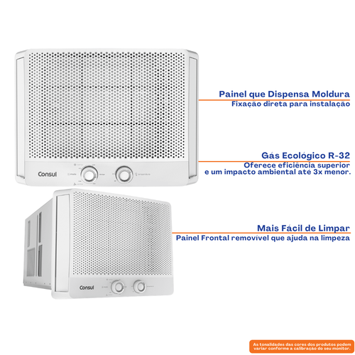 Ar-Condicionado Janela Consul 10000 BTUs Frio CCB10GB Branco 220V